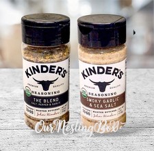 2 Kinders Organic Smoky Garlic Sea Salt The Blend Salt Pepper Seasoning