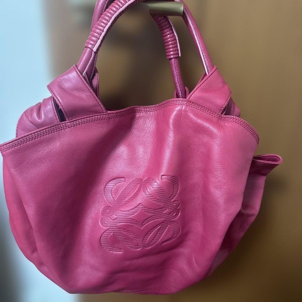 Loewe Nappa Aire Handbag Pink #QYB5ZQ