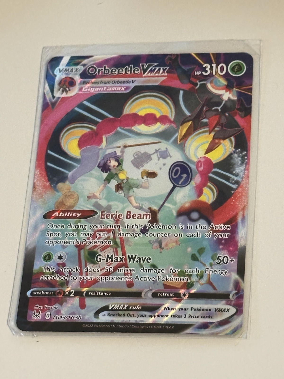 Pokémon TCG Orbeetle VMAX TG13/TG30 Lost Origin Trainer Gallery NM/M Condition