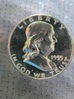 1955  Franklin Proof Half  beauty This Exact Coin   free combined shipping