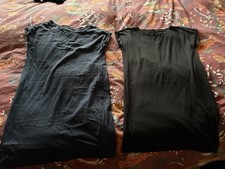 NEXT 2 Ladies T-shirt Dresses Small, Navy  & Black, 8-12 depending desired fit