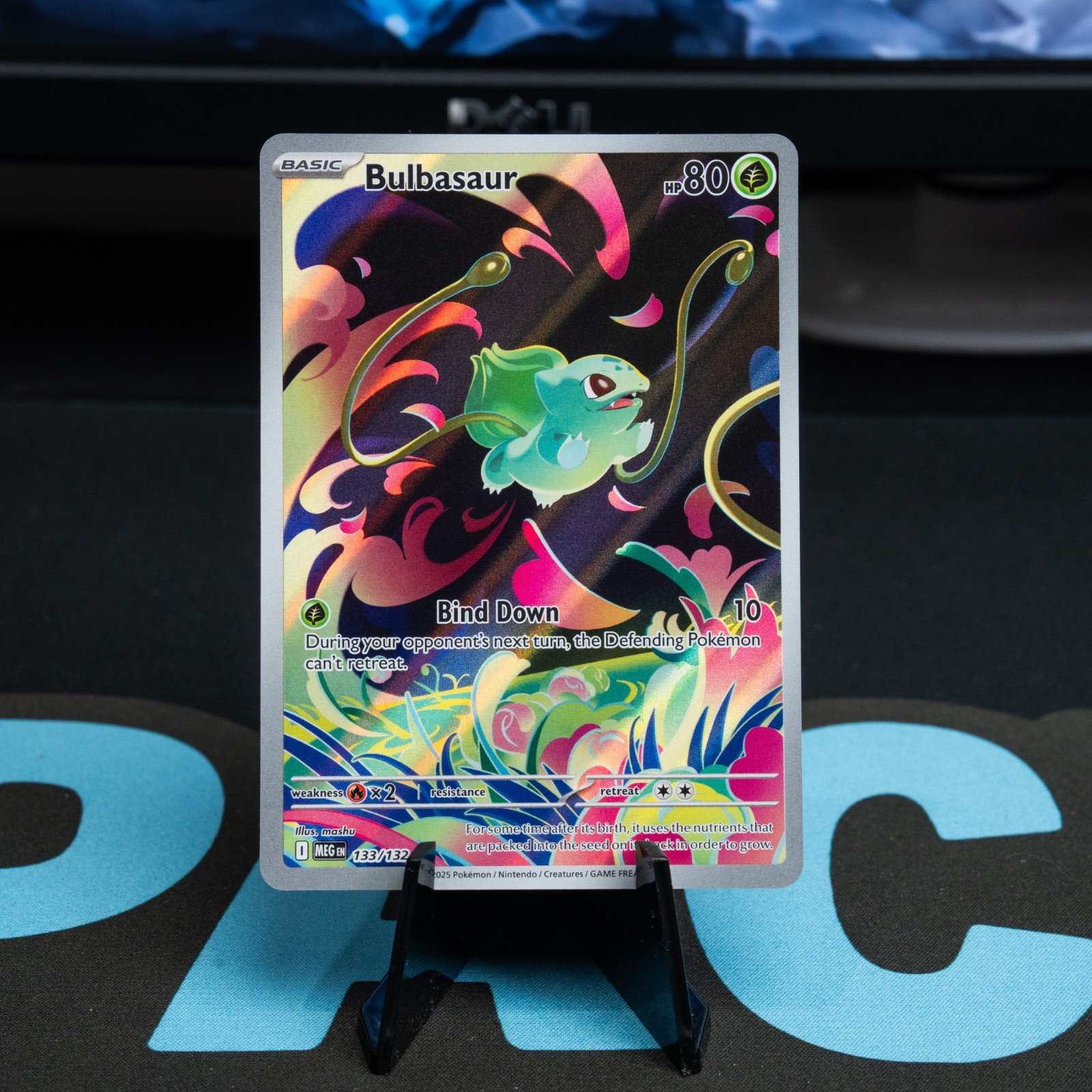 Bulbasaur 133/132 Me01: Mega Evolution Holo NEAR MINT Pokemon