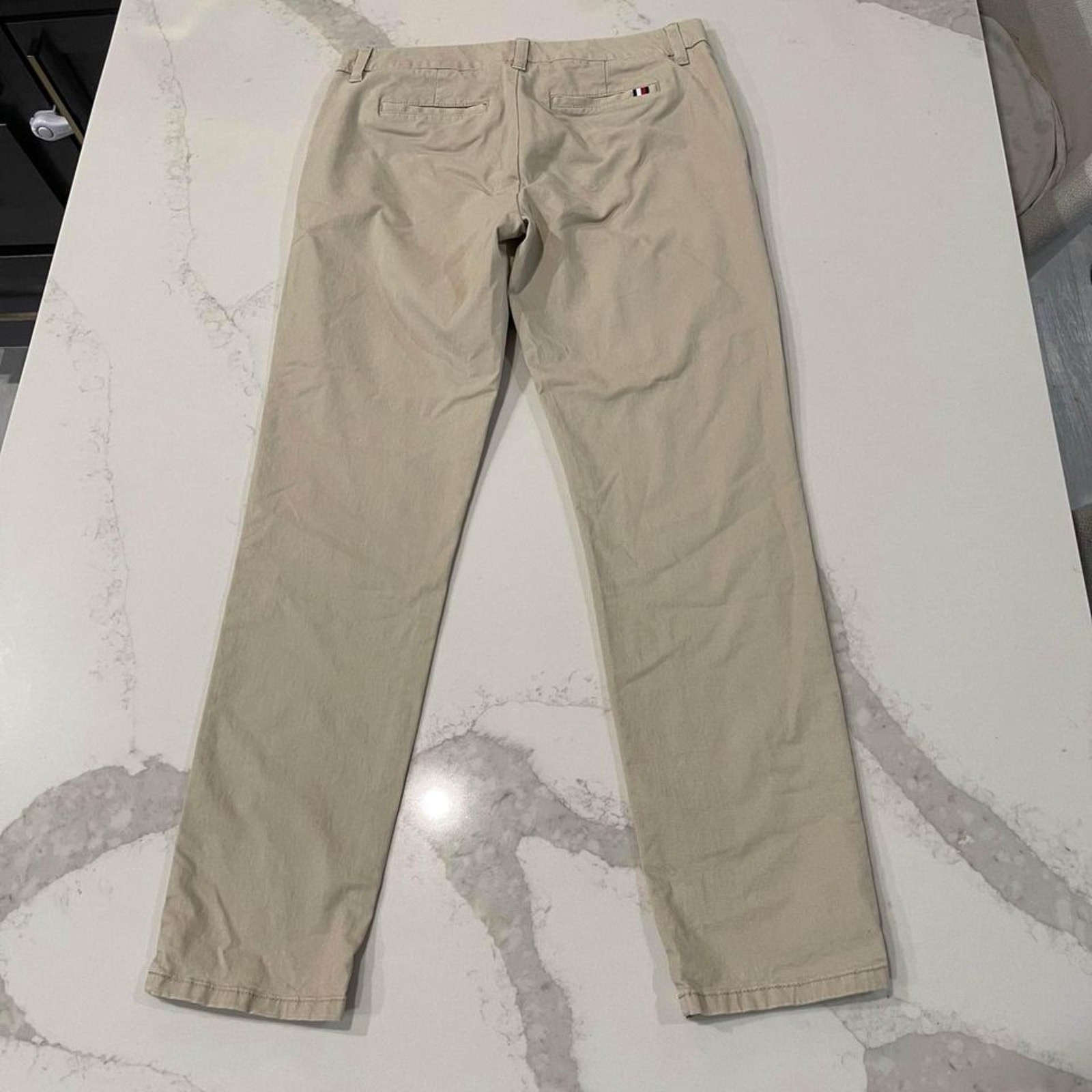 Tommy Hilfiger Women's Khaki Beige Slim Fit Chino Pants Size 6 image 5