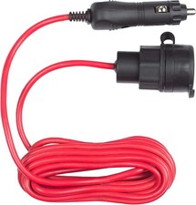 Wagan 12V Extension Cable 12ft Panel Mount Weatherproof DC Power Cord