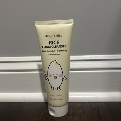 Bonnyhill Rice Foam Cleanser Brightening +Niacinamide 250ml 8.45 fl. oz.