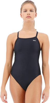Women'S eco Solid Diamondback Swimsuit, Black, 42