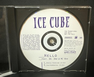 Ice Cube  Hello  PROMO CD Single DPRO 81374 Radio/Instrumental Dr. Dre MC Ren
