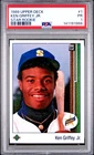1989 Upper Deck #1 Ken Griffey Jr RC ⭐ Star Rookie Grading Rainbow PSA 1