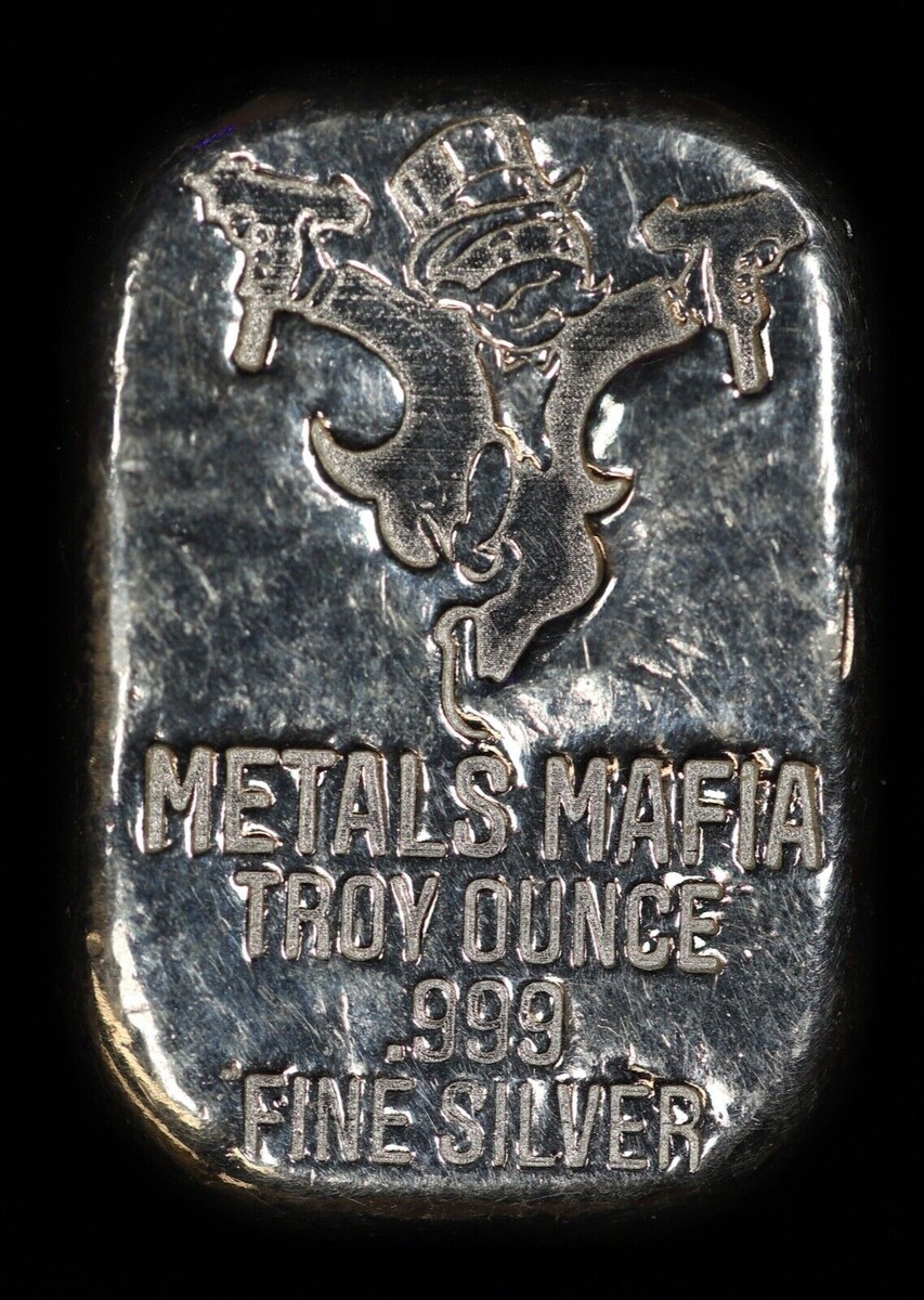 Metals Mafia .999 1 oz Silver Hand Poured Ignot Bar | eBay