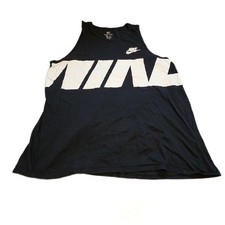 Mens Black Nike Vest Top Size XL Preloved Excellent Condition