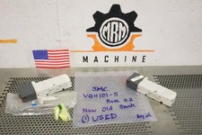 SMC VQ4101-5 Solenoid Valve Press. 0.2 (1) Used & (1) New Old Stock See All Pics