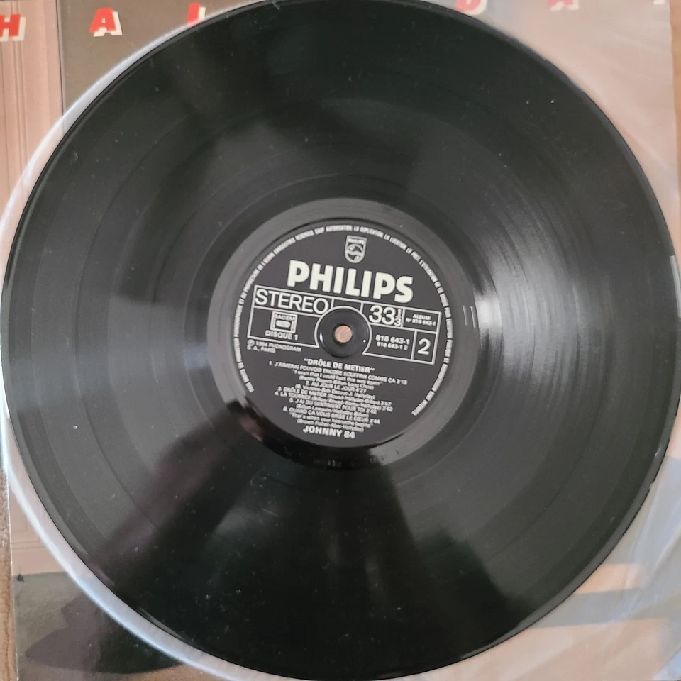 Johnny Hallyday: Drole De Metier: 1984 France Import EX - Image 3 of 4