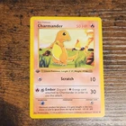 Wizards Charmander 1st Edition Base Set Shadowless 46/102 50 HP