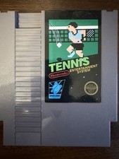 Tennis (Nintendo NES, 1985) - Video Game Cart Cartridge