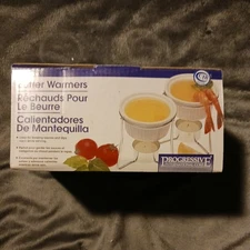 Progressive Butter Warmers  Set Of 2 Ceramic 