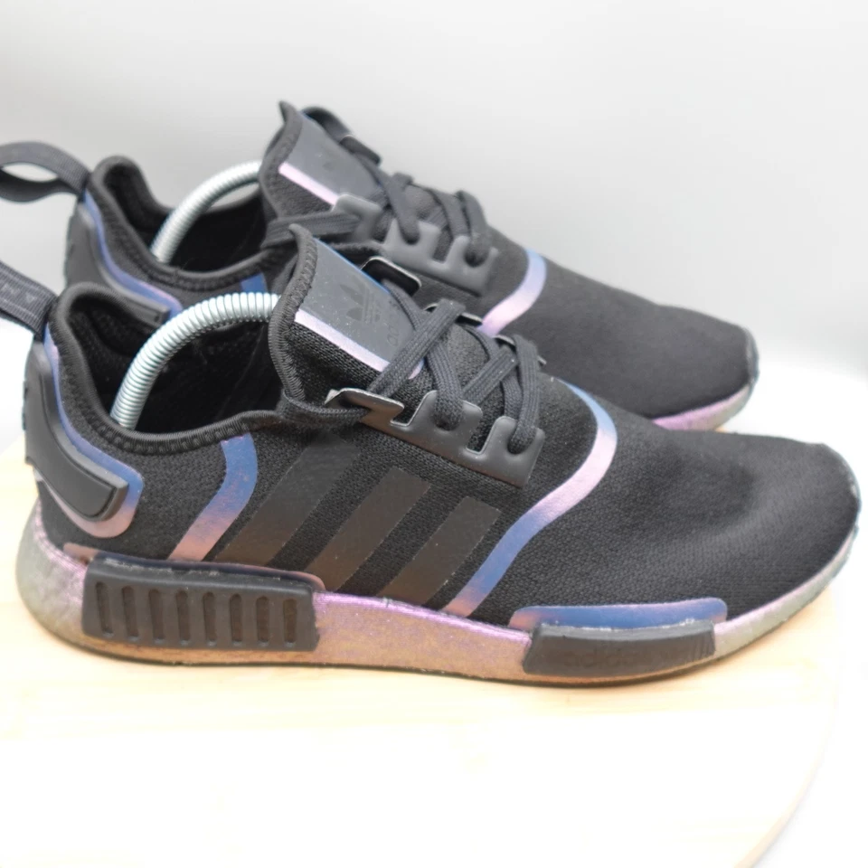 Adidas Originals Men's 11.5 Black/Purple NMD R1 Running Sneaker  FV8732 - Image 3 of 4