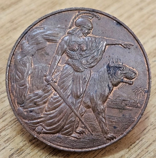 1918 WW1 Bombay Tribute Medal