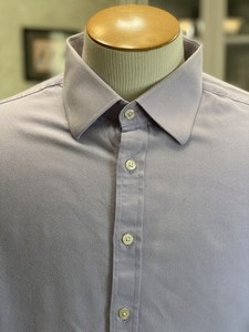 Charles Tyrwhitt Mens Dress Shirt 18 35 Classic Fit Light Purple French Cuff