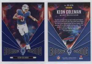 2024 Panini Phoenix Rookie Rising Blue /50 Keon Coleman #RR-KCN RC