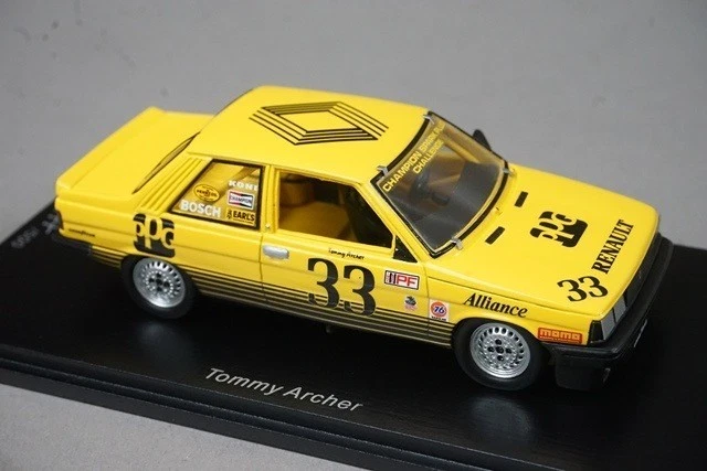 1:43 Spark US062 Renault Alliance Laguna Seca 1984 #33 T.Archer - Image 3 of 4