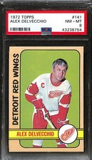1972 TOPPS #141 ALEX DELVECCHIO PSA 8 NM-MT 43238754 