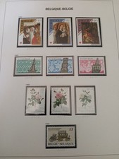 Timbres Belgique NEUF Lot de 37 timbres année  1989 TRES belle cote.