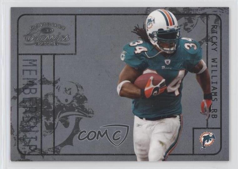 2004 Donruss Classics Membership 804/1000 Ricky Williams #M-21 0q3