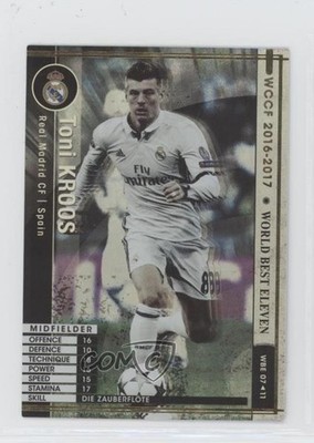 2016-17 Panini WCCF The Best Eleven Toni Kroos #WBE07/11 0b67