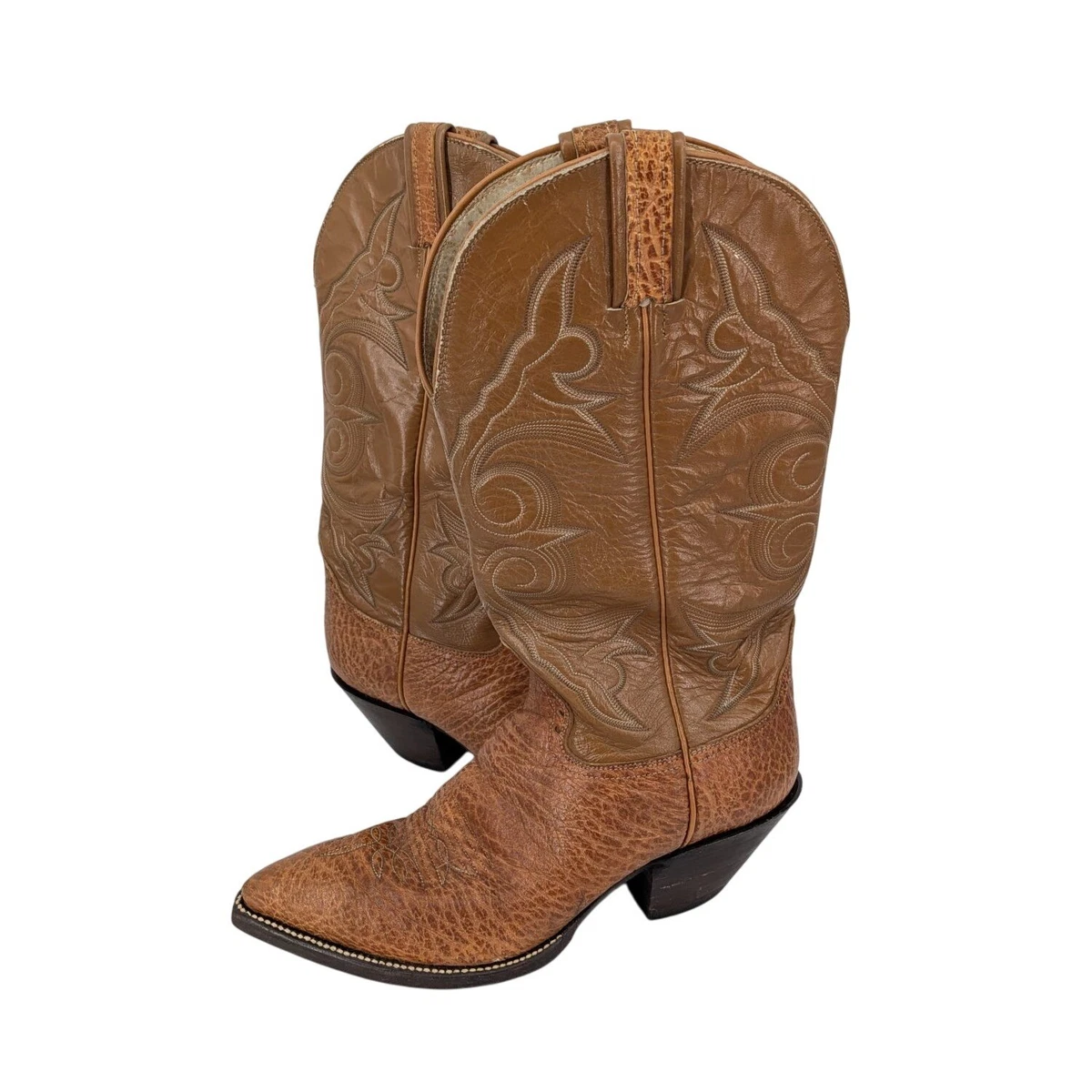 Mens Hondo Made in Mexico Size 8 1/2 B Soft Leather Boots Hondo Boots Men main image 4