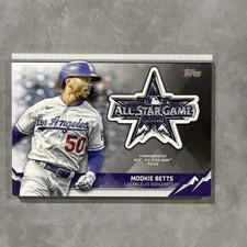 2021 Topps - 2021 Mlb Asg Commemorative Logo Patches Mookie Betts #ASGP-MB
