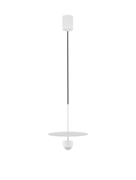 Nova Luce Pendelleuchte Edem Weiß Aluminium HöHenverstellbar 8W 3000K Warmweiß-image