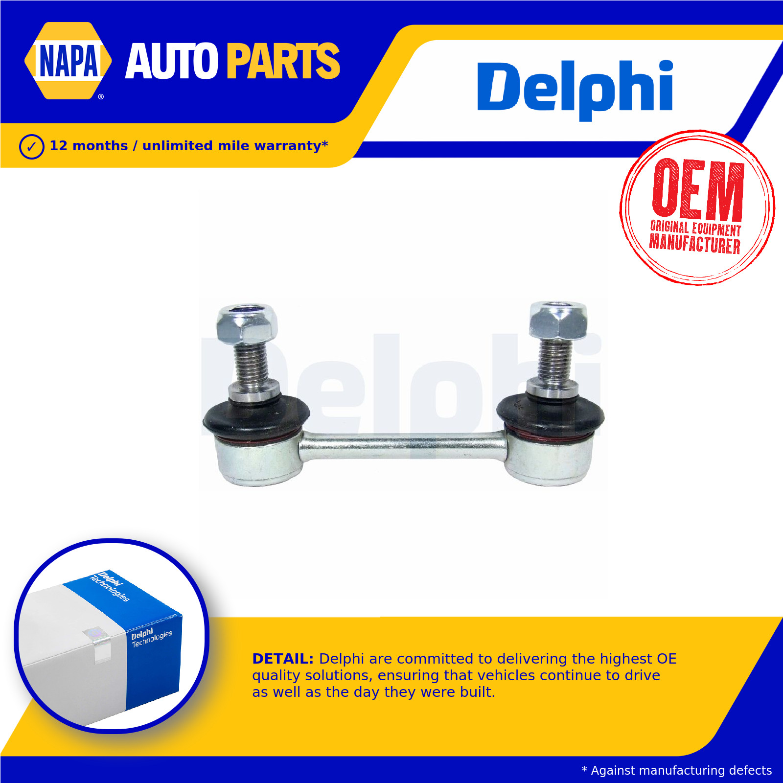 Anti Roll Bar Link Front TC1780 Delphi Stabiliser Drop Link 4242081A10 Quality