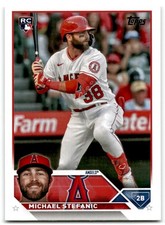 2023 Topps Update Michael Stefanic Rookie Los Angeles Angels #US124