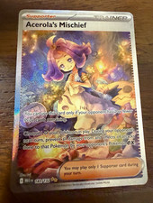 Pokemon TCG Acerola's Mischief 183/132 ME01 Mega Evolution Holo Rare Eng on eBay