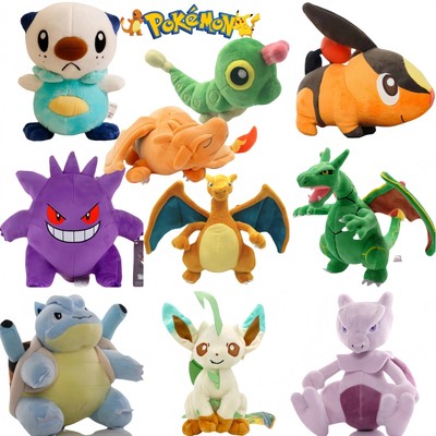 Pokemon Pikachu Plush Oshawott Stuffed Doll Charizard Gengar Tepig Blastoise
