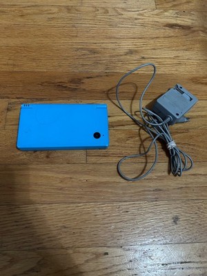 Nintendo DSi Light Blue Handheld Console Game System - TESTED AND WORKING