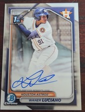 2024 BOWMAN CHROME WANER LUCIANO AUTO RC