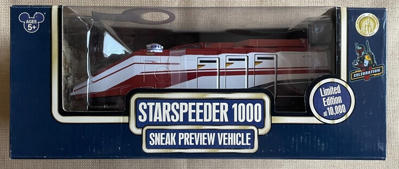 STARSPEEDER 1000 Sneak Preview Vehicle Star Tours Celebration Exclusive 2010 MIB