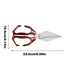 Heavy-Duty Stainless Steel Kitchen Shears for Meat, Poultry, and Fish Cutting