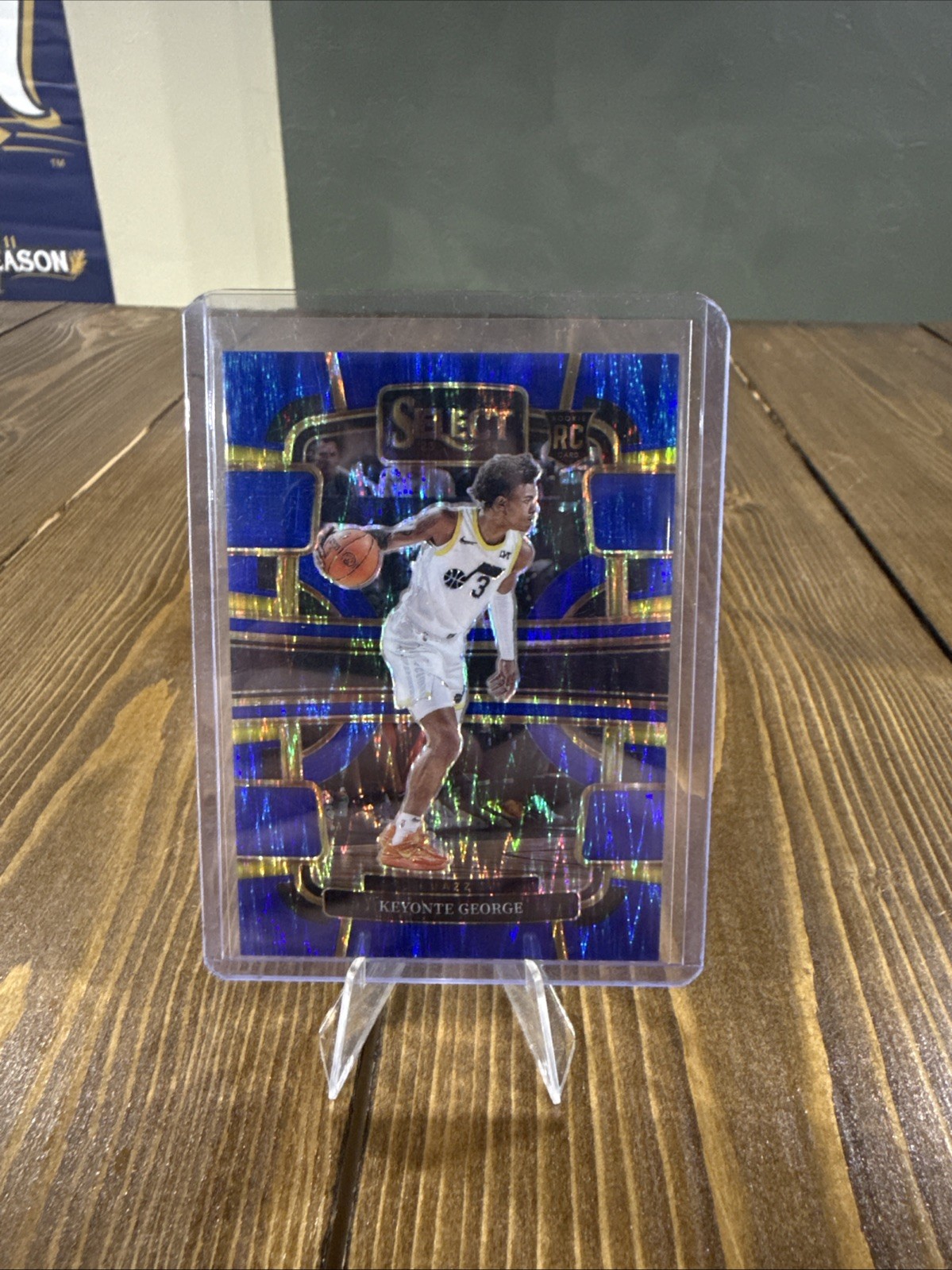 2023-24 Select Keyonte George Concourse Blue Flash Prizm Rookie RC /99 Jazz