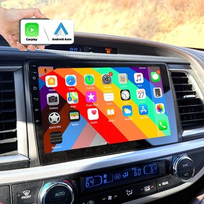 CarPlay Android Car Radio Stereo GPS Navi Wifi For Toyota Highlander 2014-2019