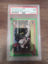 2025 Topps Chrome- Image Variation Elly De La Cruz #174 Green Spec Ref /99 PSA 9