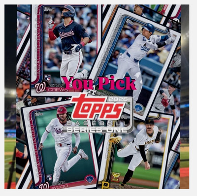 2025 Topps Series 1 Baseball 176-350 Complete your set, You Pick