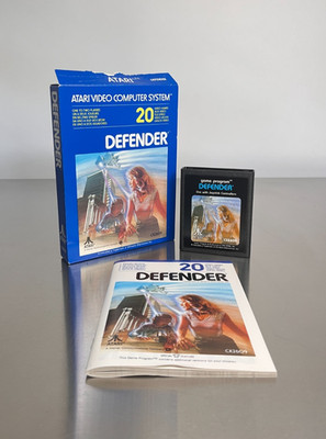 DEFENDER Atari 2600 - Spiel in OVP Box, Manual, Modul - getestet