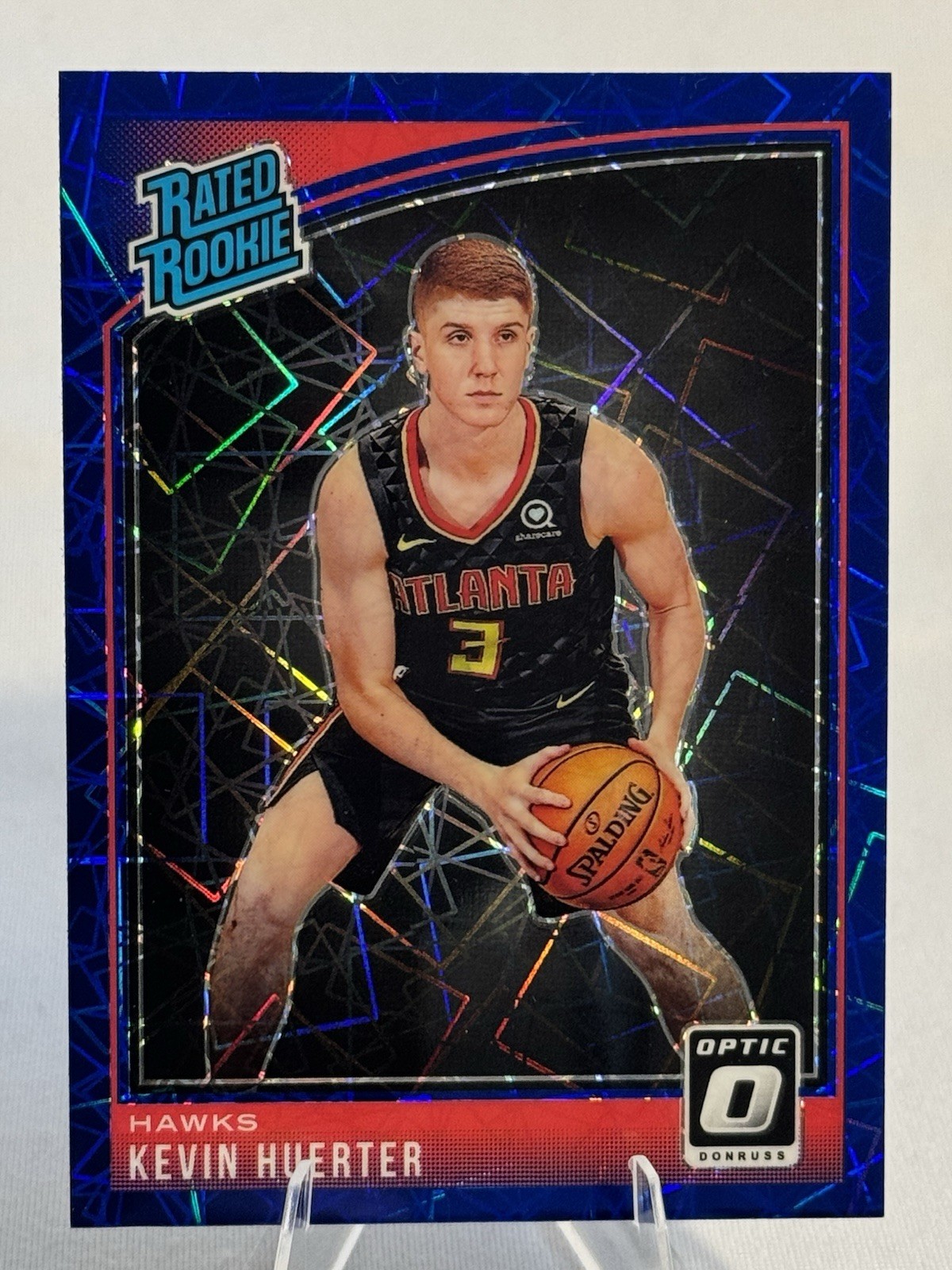 2018-19 Donruss Optic #184 Kevin Huerter Blue Velocity