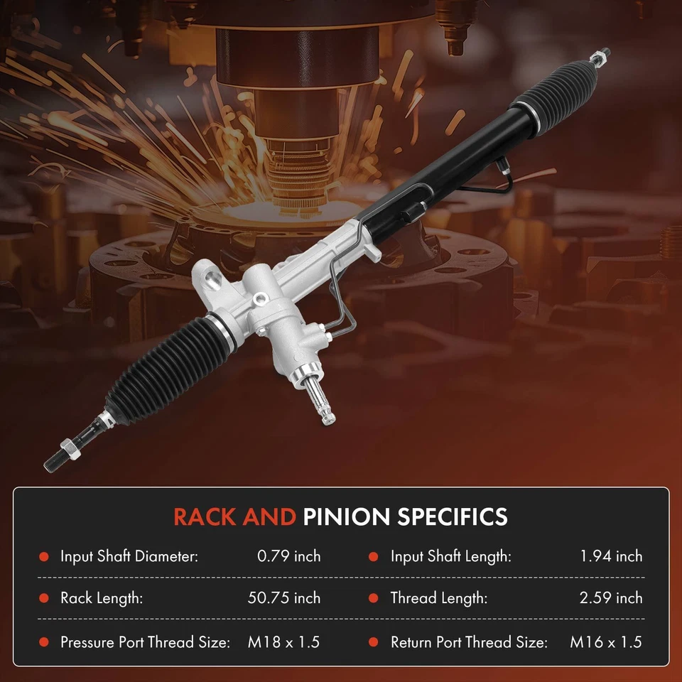 Conjunto de pinhão e rack de direção hidráulica para Kia Sedona 2015 2016 2017 2018-2021 - Imagem 4 de 4