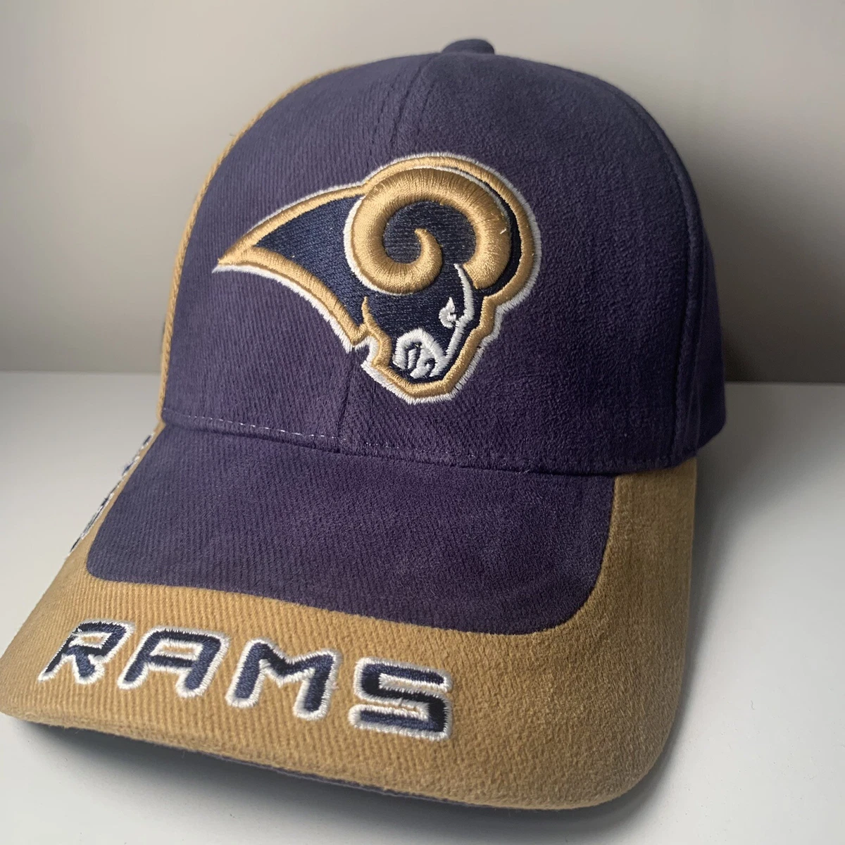 St. Louis Rams NFL Logo Athletic Vintage Baseball Cap Hat Retro Adjustable