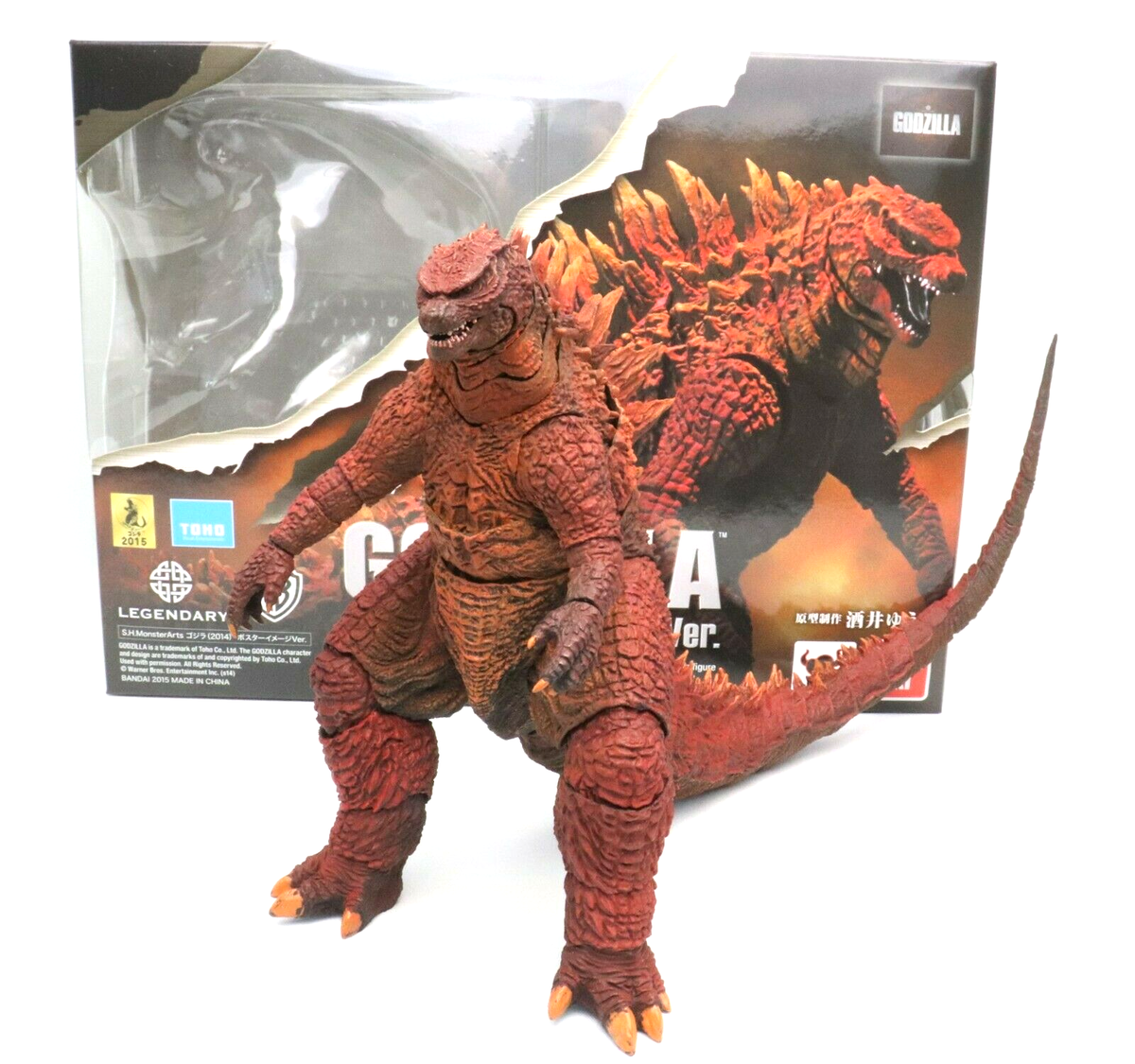BANDAI Godzilla 2014 Poster image ver S.H.MonsterArts 4Blu-rays