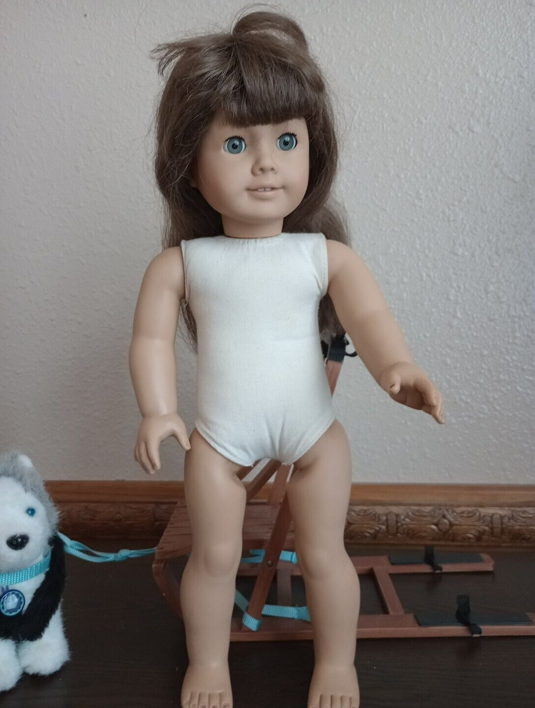 American Girl Molly Doll (white body) And Dog Sled eBay