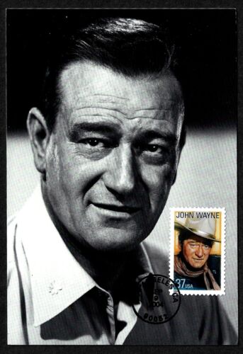USA, SCOTT # 3876, NEW MINT FDC POSTCARD OF 2004 LEGENDS OF HOLLYWOOD JOHN WAYNE - Picture 1 of 2